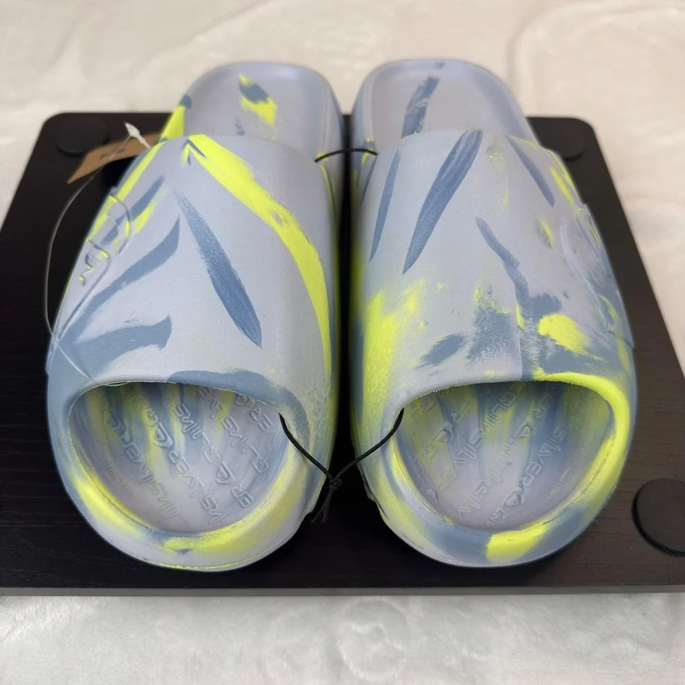 Quiksilver Cloudbreak Tie-Dye Slide Sandals Comfort Cushioned Beach Mens 9 New